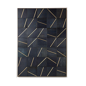 Декоративная панель 150*h210 Natural Black Iron DeLabre/Brushed Brass | interior market Декоративная панель 150*h210 Natural Black Iron DeLabre/Brushed Brass | interior market