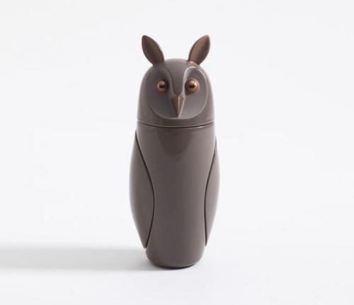 Арт-объект "Филин", 14*h36, glossy warm gray (30), крылья - glossy dark platinum (04/85) | interior market Арт-объект "Филин", 14*h36, glossy warm gray (30), крылья - glossy dark platinum (04/85) | interior market