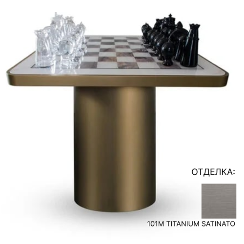 Столик + набор шахмат REFLEX ANGELO TAU 40 STEEL SCACCHI | interior market Столик + набор шахмат REFLEX ANGELO TAU 40 STEEL SCACCHI | interior market