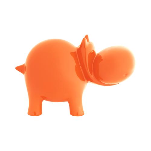 Арт-объект "Бегемот", 34*17*h23, arancio lucido (CR/28) | interior market Арт-объект "Бегемот", 34*17*h23, arancio lucido (CR/28) | interior market