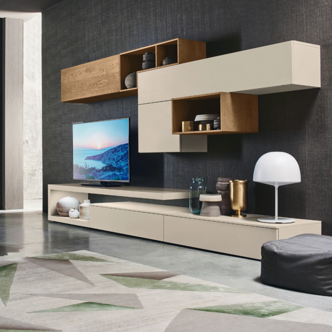 Стенка под ТВ Sangiacomo Lampo Pianali | interior market