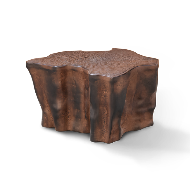 Журнальный столик Boca do Lobo Eden Ceramic Dark Brown Small Side Table | interior market Журнальный столик Boca do Lobo Eden Ceramic Dark Brown Small Side Table | interior market