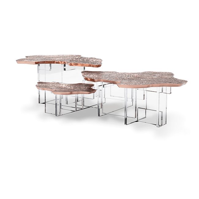 Журнальный столик Boca do Lobo Monet Copper Center Table | interior market Журнальный столик Boca do Lobo Monet Copper Center Table | interior market