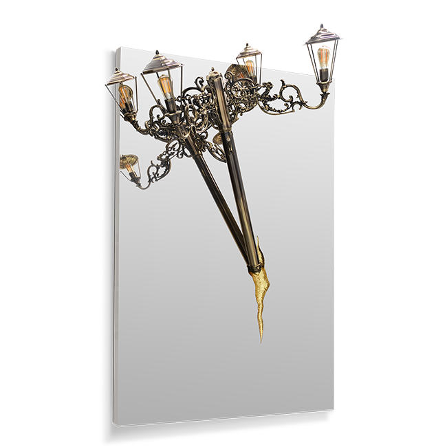 Зеркало интерьерное Boca do Lobo Lumiere Rectangular Mirror | interior market Зеркало интерьерное Boca do Lobo Lumiere Rectangular Mirror | interior market