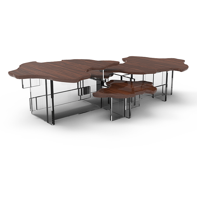 Журнальный столик Boca do Lobo Monet Pau Santo Center Table | interior market Журнальный столик Boca do Lobo Monet Pau Santo Center Table | interior market