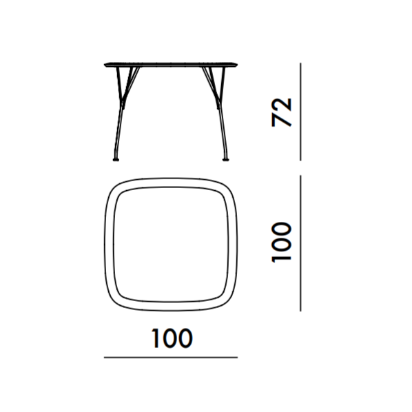 Обеденный стол Kartell Viscount - фото-3 | interior market Обеденный стол Kartell Viscount - фото-3 | interior market