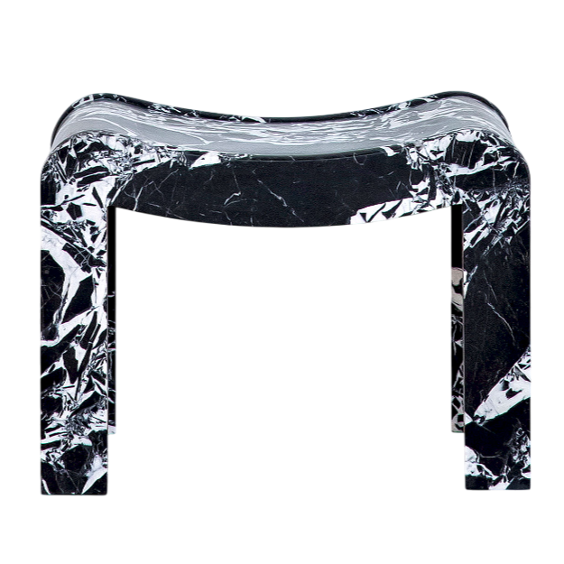 Табурет Pierre Chareau Curule marbre | interior market