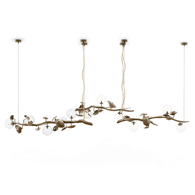 Потолочный светильник Boca do Lobo Hera Patina Suspension Lamp | interior market Потолочный светильник Boca do Lobo Hera Patina Suspension Lamp | interior market