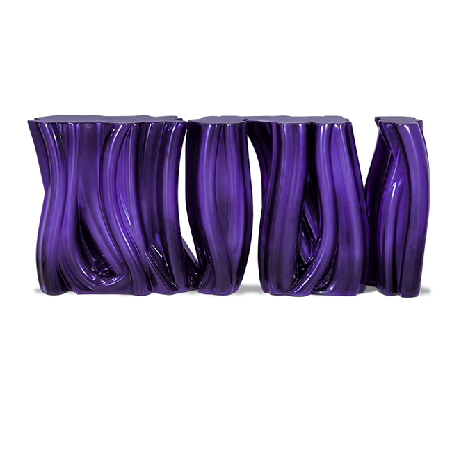 Консоль  Boca do Lobo Monochrome Purple Console | interior market