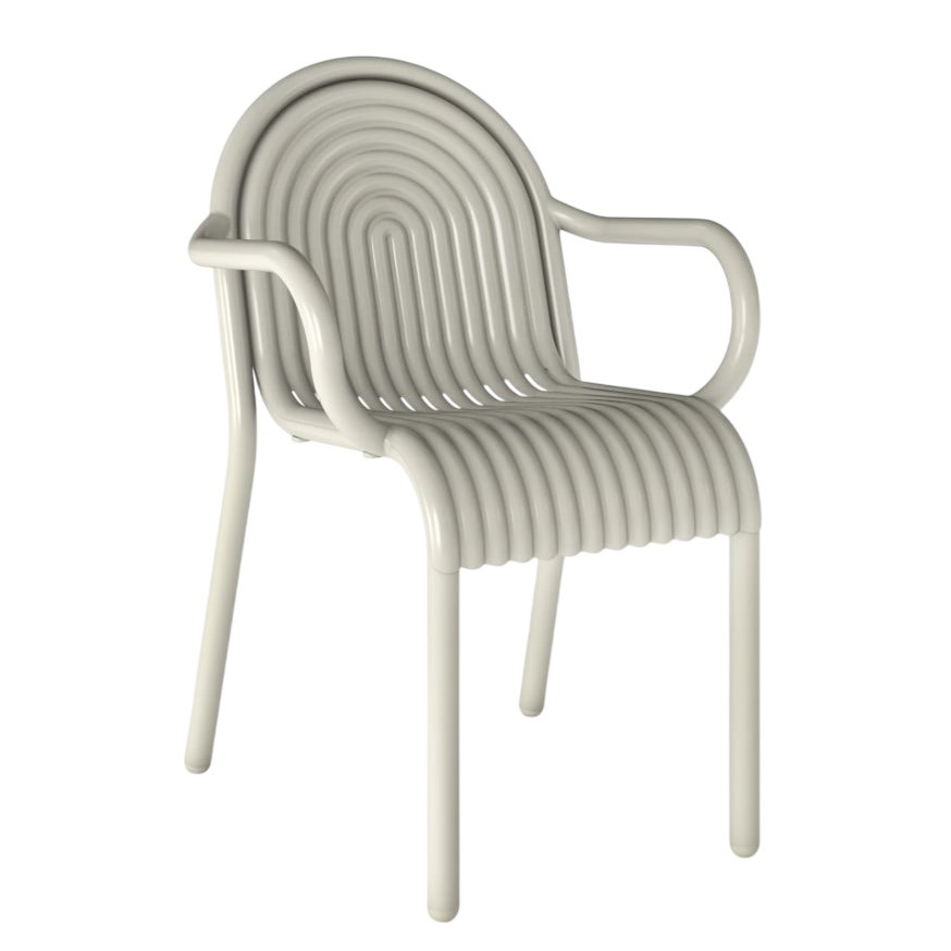 Стул для улицы Tom Dixon Groove Arm Chair | interior market