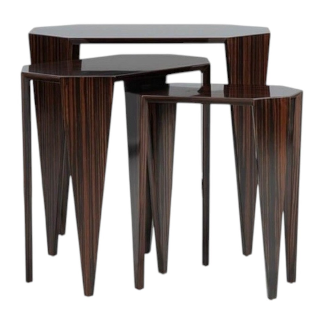 Журнальный столик Bolier Rottet Wood Nesting Tables | interior market
