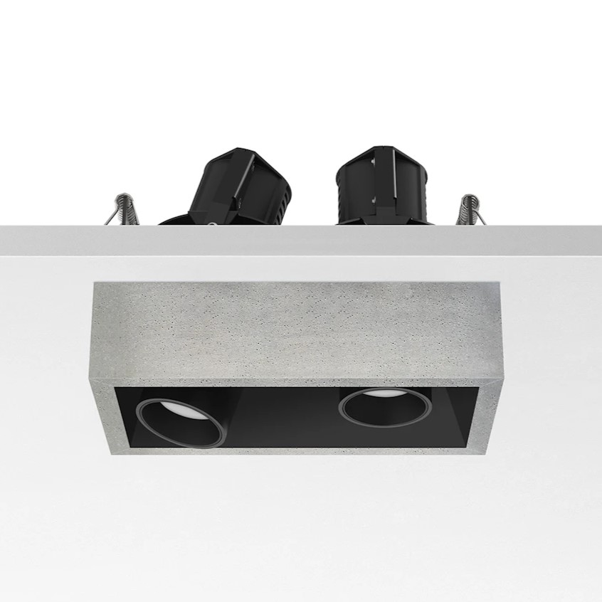 Встраиваемый светильник  Flos Johnny 80 Semi-Recessed 2L | interior market