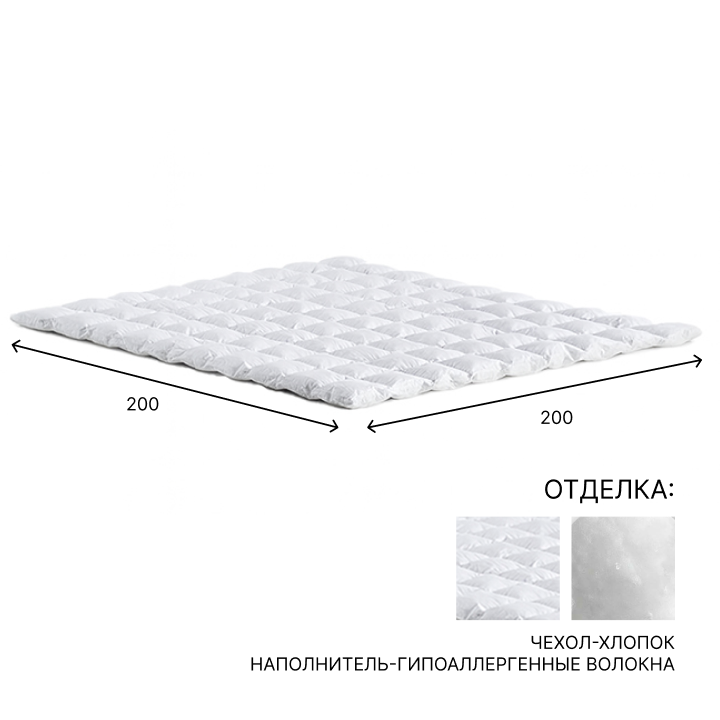 Наматрасник Flou Topper | interior market