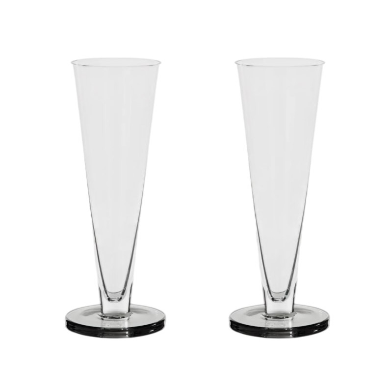 Набор бокалов для шампанского Tom Dixon Puck Flute Glasses Set | interior market Набор бокалов для шампанского Tom Dixon Puck Flute Glasses Set | interior market