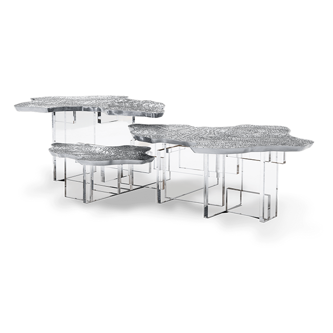 Журнальный столик Boca do Lobo Monet Silver Center Table | interior market Журнальный столик Boca do Lobo Monet Silver Center Table | interior market