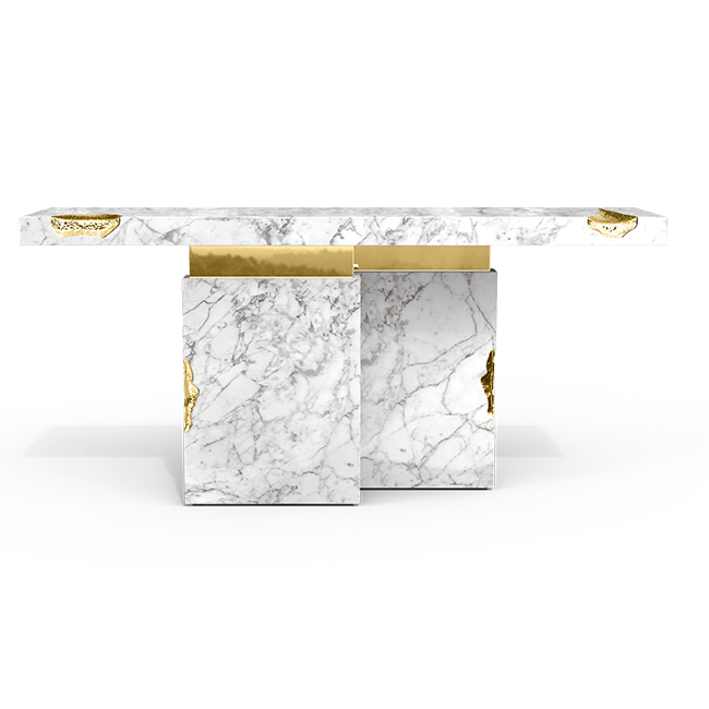 Консоль  Boca do Lobo Empire Carrara Console | interior market