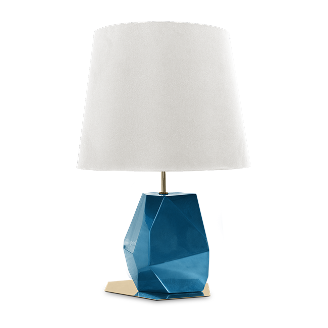 Настольная лампа Boca do Lobo Feel Small Blue Table Lamp | interior market Настольная лампа Boca do Lobo Feel Small Blue Table Lamp | interior market