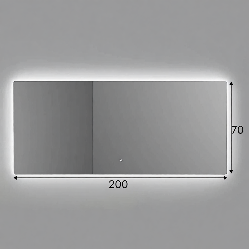 Зеркало для ванной SALINI OMBRA с LED подсветкой | interior market