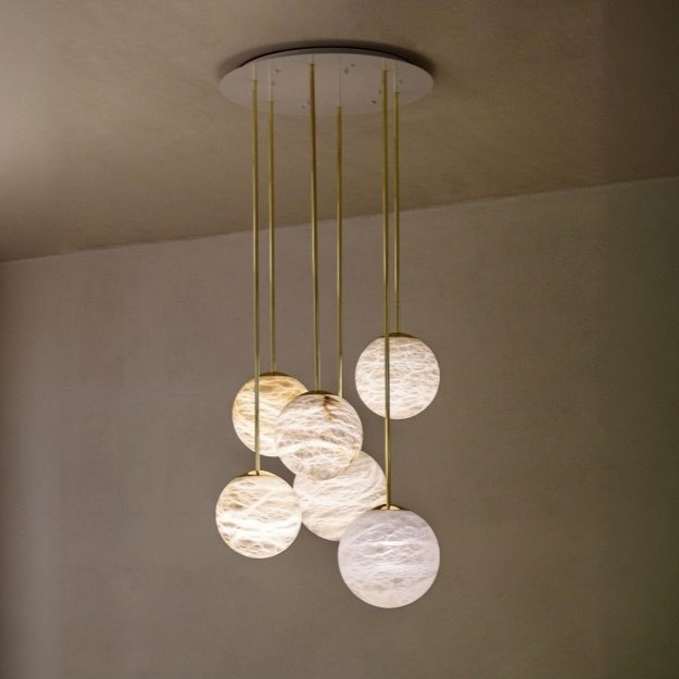 Потолочный светильник  United Alabaster MOON | interior market