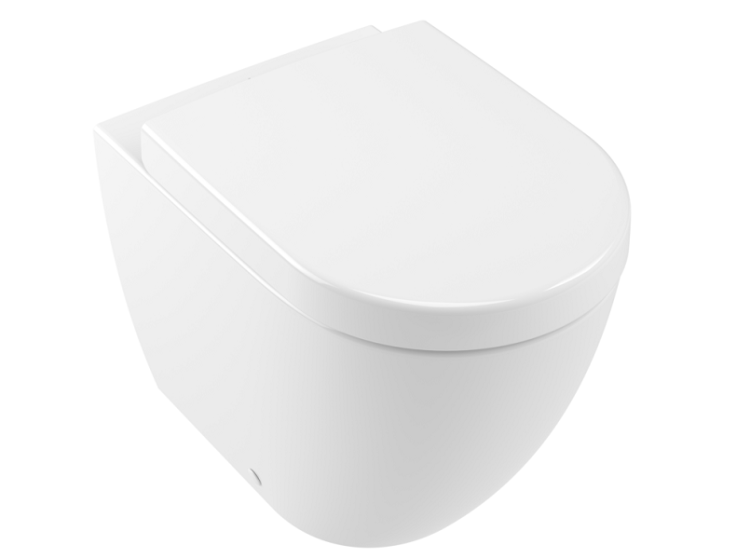 Унитаз, Villeroy&Boch, Subway 2.0, приставной, шгв 370*560*400, CeramicPlus, цвет-альпийский белый | interior market