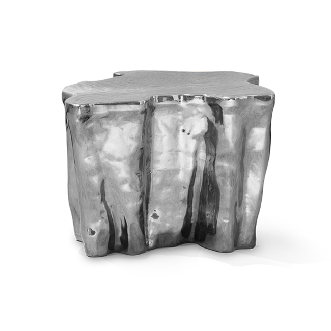 Журнальный столик Boca do Lobo Eden Ceramic Silver Side Table | interior market Журнальный столик Boca do Lobo Eden Ceramic Silver Side Table | interior market