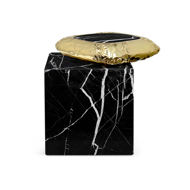 Журнальный столик Boca do Lobo Stonehenge Nero Marquina Side Table | interior market Журнальный столик Boca do Lobo Stonehenge Nero Marquina Side Table | interior market