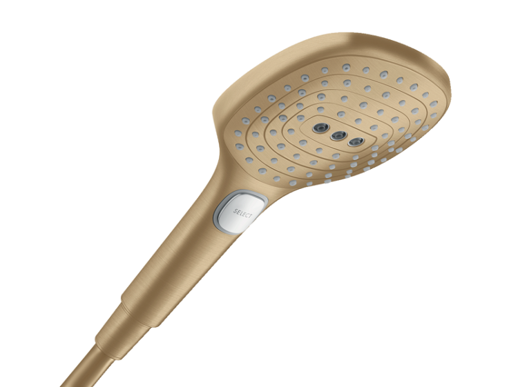 Ручной душ, Hansgrohe, Raindance Select E, 120, цвет-шлифованная бронза | interior market Ручной душ, Hansgrohe, Raindance Select E, 120, цвет-шлифованная бронза | interior market