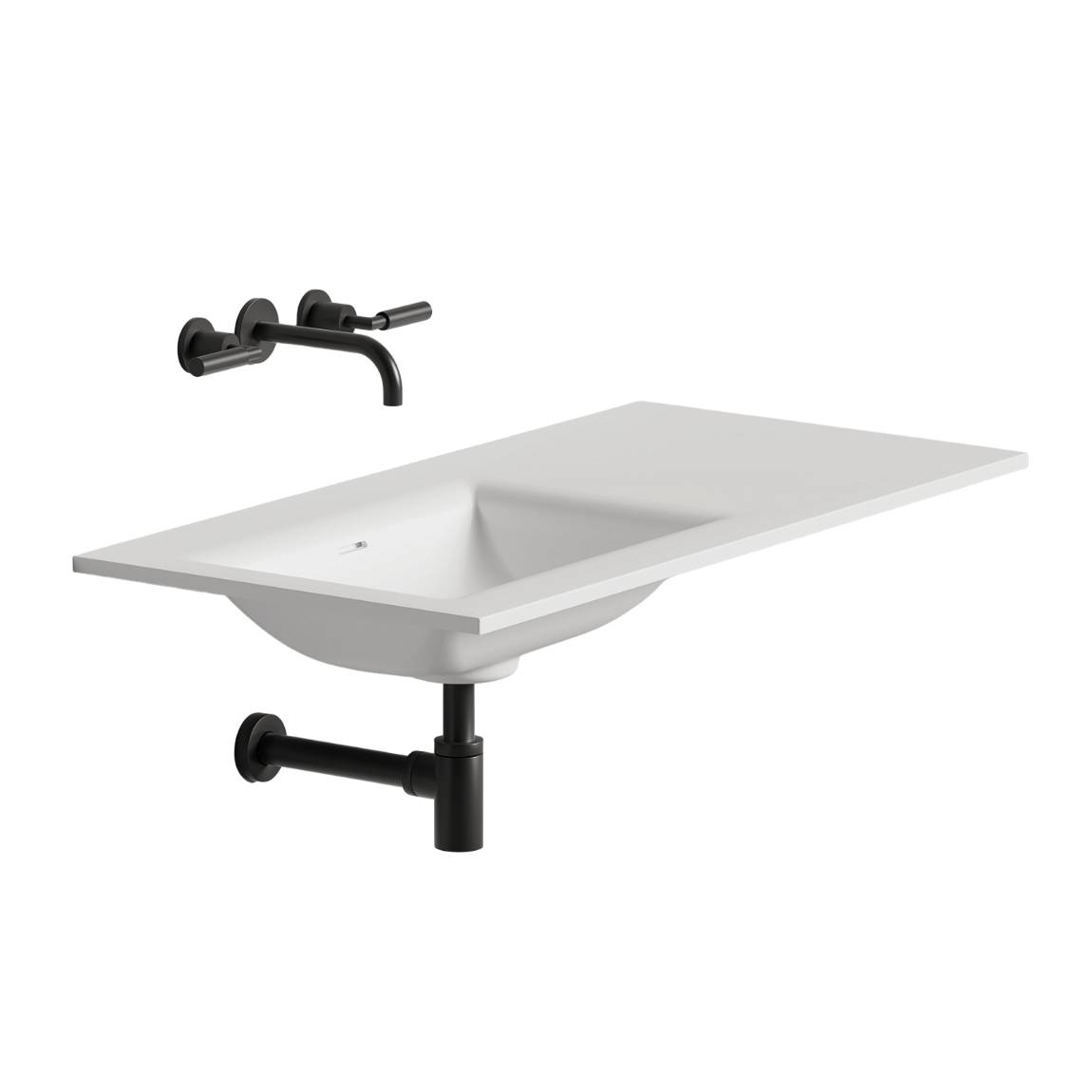 Раковина подвесная SALINI ONDA FLOW SQUARE | interior market