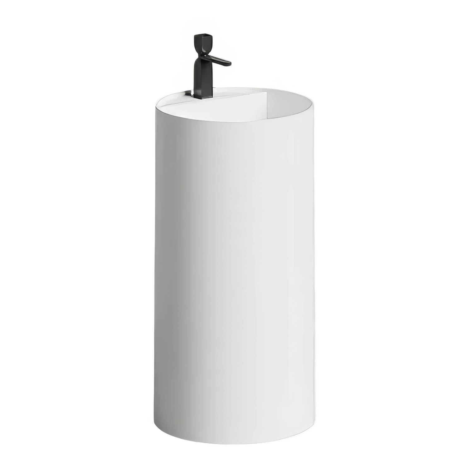 Раковина напольная матовая SALINI ARMONIA ROUND TOP 01 | interior market