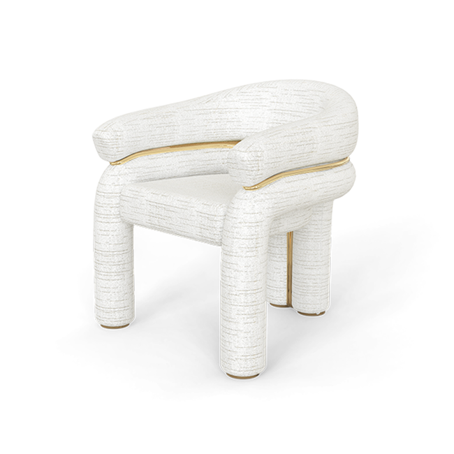 Обеденный стул Boca do Lobo Elara White Chair | interior market