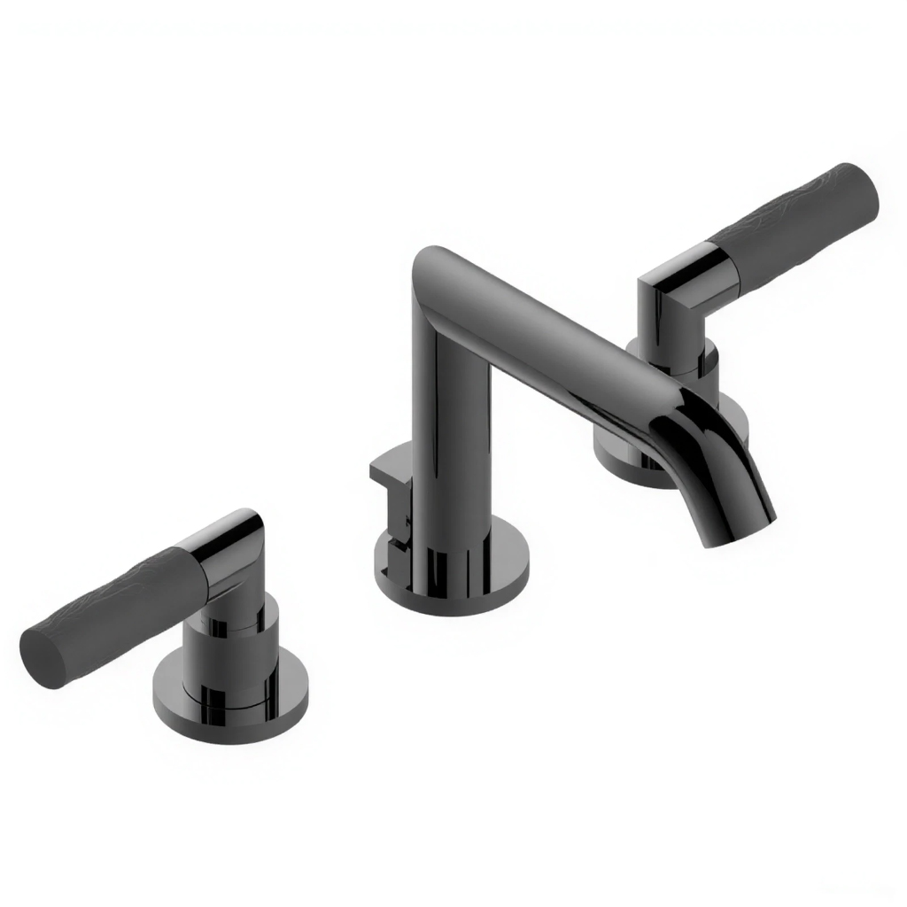 Смеситель для раковины THG Bambou Black Crystal | interior market