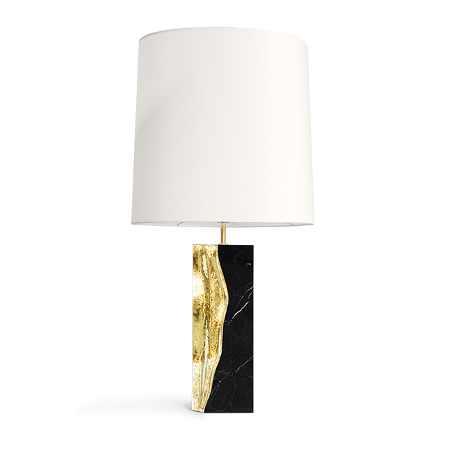 Настольная лампа Boca do Lobo Lapiaz Nero Marquina Table Lamp | interior market Настольная лампа Boca do Lobo Lapiaz Nero Marquina Table Lamp | interior market