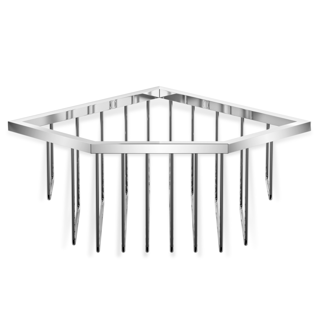 Decor Walther 0703300 - WA ECK1 угловая полка для губки Хром | interior market