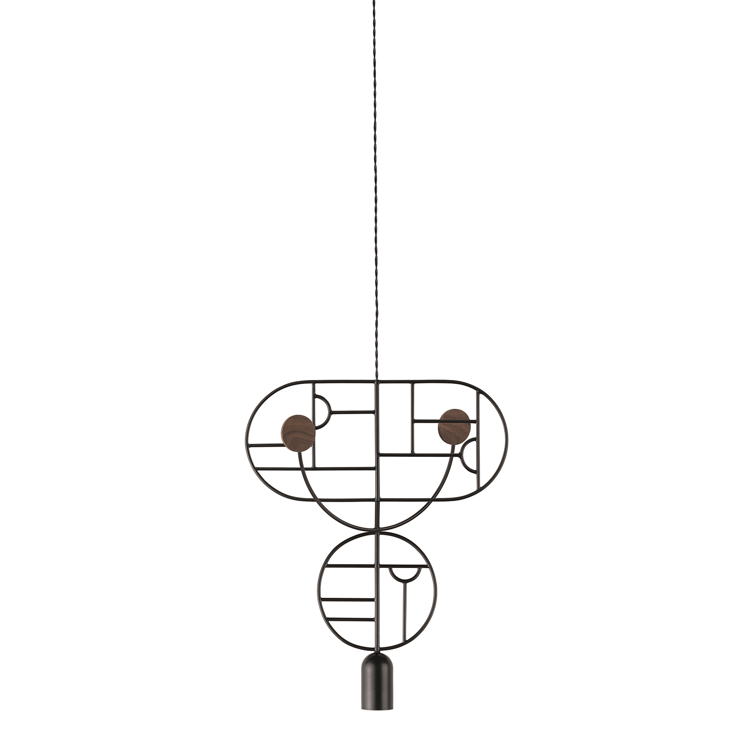 Потолочный светильник NOMON Wooden Dots | interior market