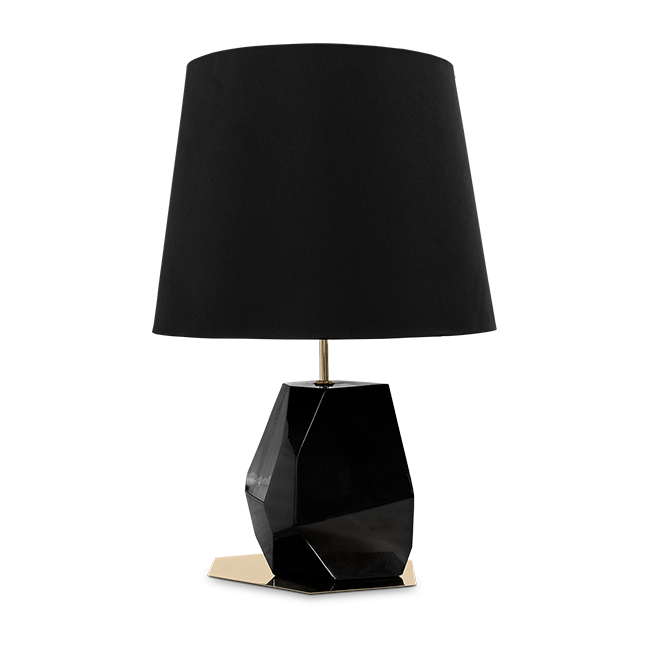 Настольная лампа Boca do Lobo Feel Small Black Table Lamp | interior market Настольная лампа Boca do Lobo Feel Small Black Table Lamp | interior market