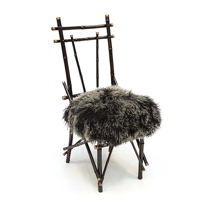 Стул Draga Aurel Furry Chairs In Bamboo | interior market