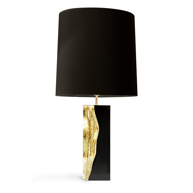 Настольная лампа Boca do Lobo Lapiaz Black Table Lamp | interior market