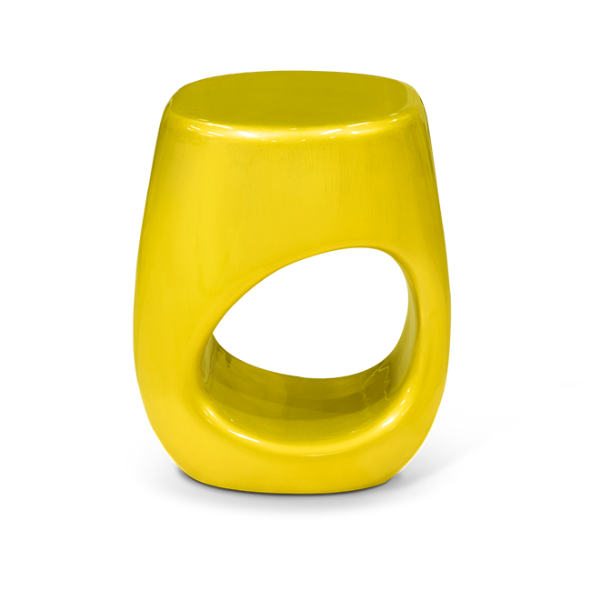 Табурет Boca do Lobo Erosion Citrine Stool | interior market