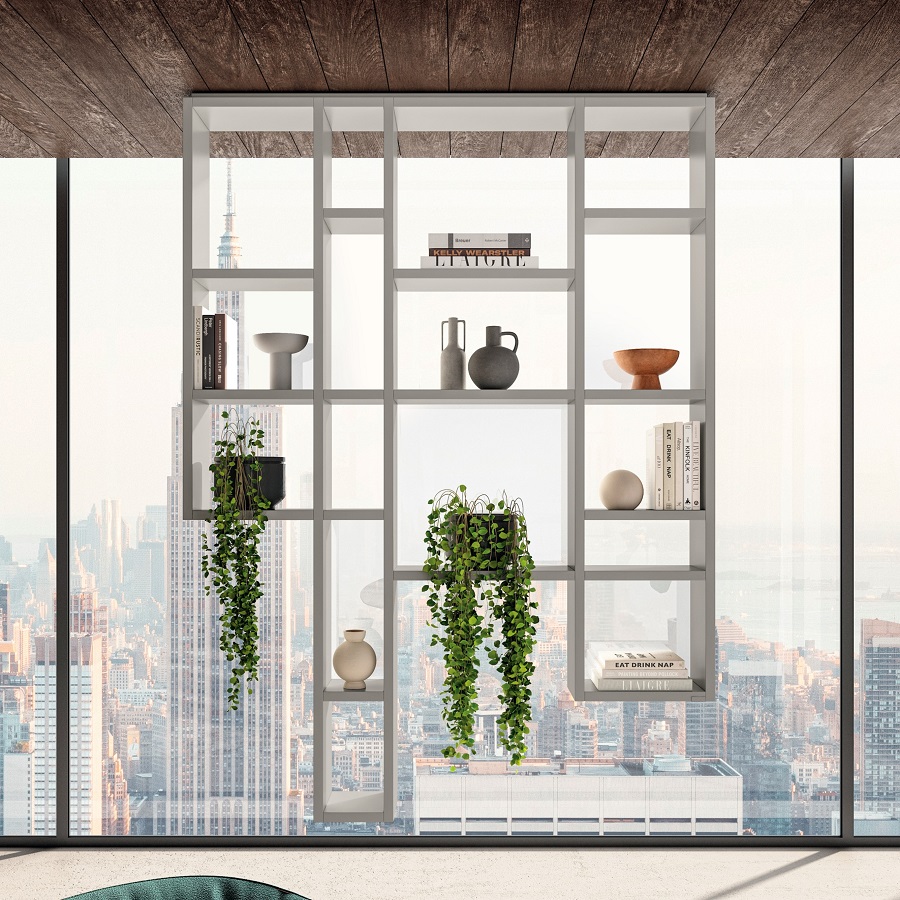 Модульный подвесной стеллаж Lago 30mm Weightless | interior market