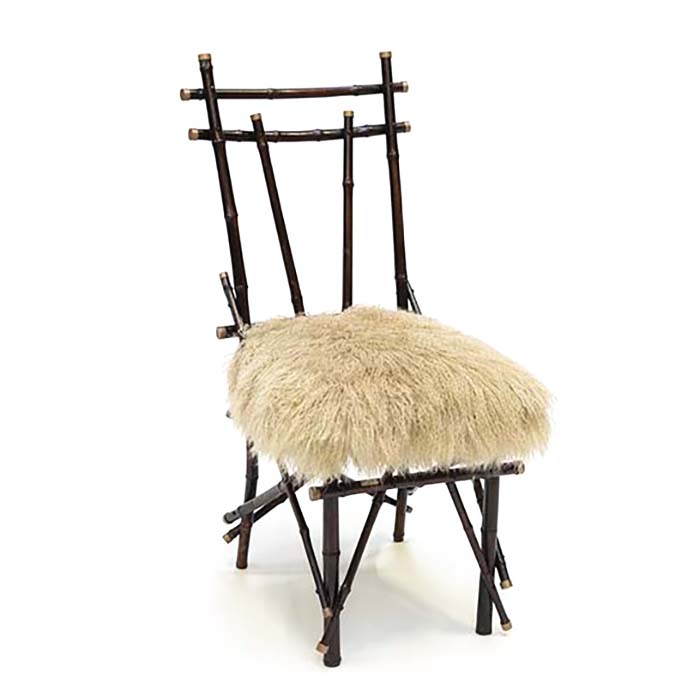 Стул Draga Aurel Furry Chairs In Bamboo | interior market
