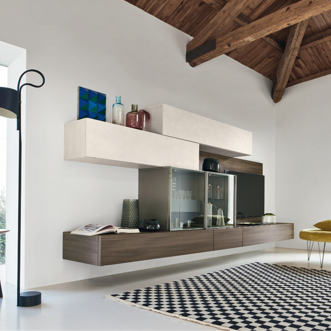 Стенка под ТВ Sangiacomo Lampo Boiserie | interior market