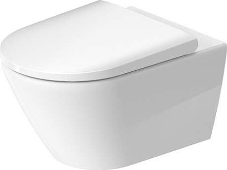Унитаз, Duravit, D-Neo, подвесной, шгв 370*540*400, WonderGliss, цвет унитаза-белый (Glossy White, Bianco lucido) | interior market