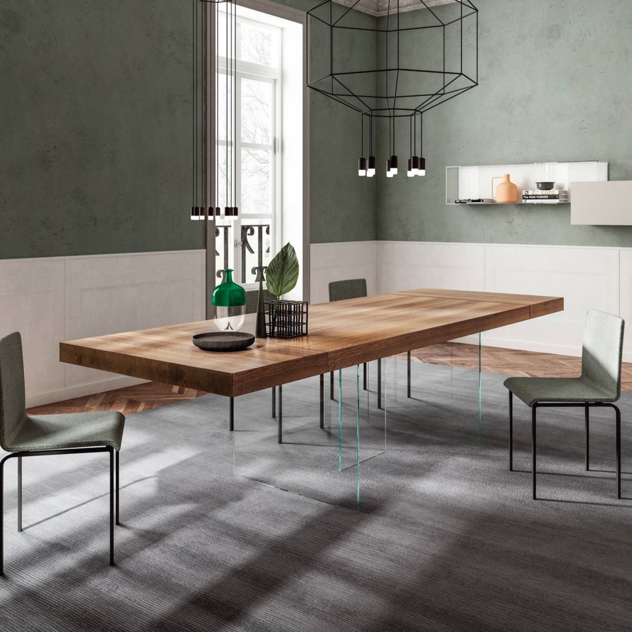 Обеденный стол Lago Air Extendable | interior market