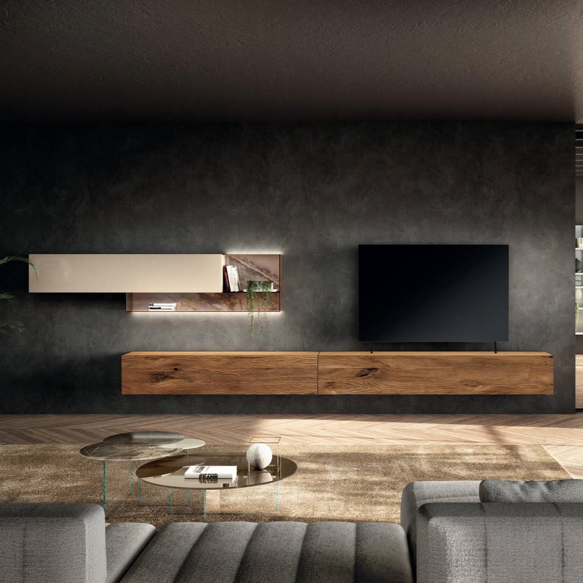 Стенка под ТВ Lago 36e8 | interior market