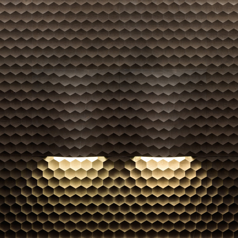 Стеновая панель Lithos Design Favo coni luce | interior market
