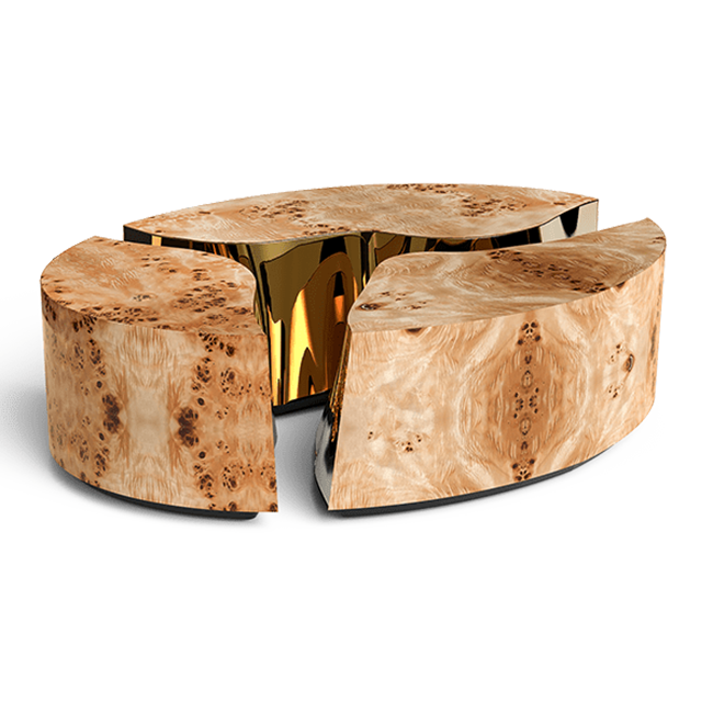 Журнальный столик Boca do Lobo Lapiaz Oval Poplar Center Table | interior market Журнальный столик Boca do Lobo Lapiaz Oval Poplar Center Table | interior market