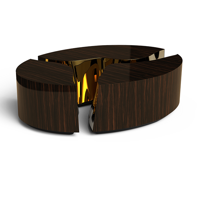 Журнальный столик Boca do Lobo Lapiaz Oval Ebony Center Table | interior market Журнальный столик Boca do Lobo Lapiaz Oval Ebony Center Table | interior market