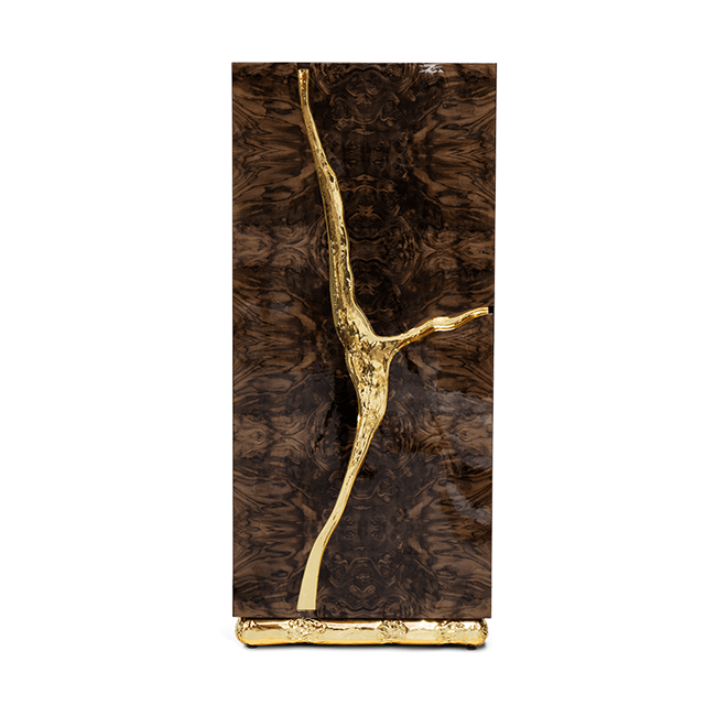 Шкаф Boca do Lobo Lapiaz Walnut Root Cabinet | interior market