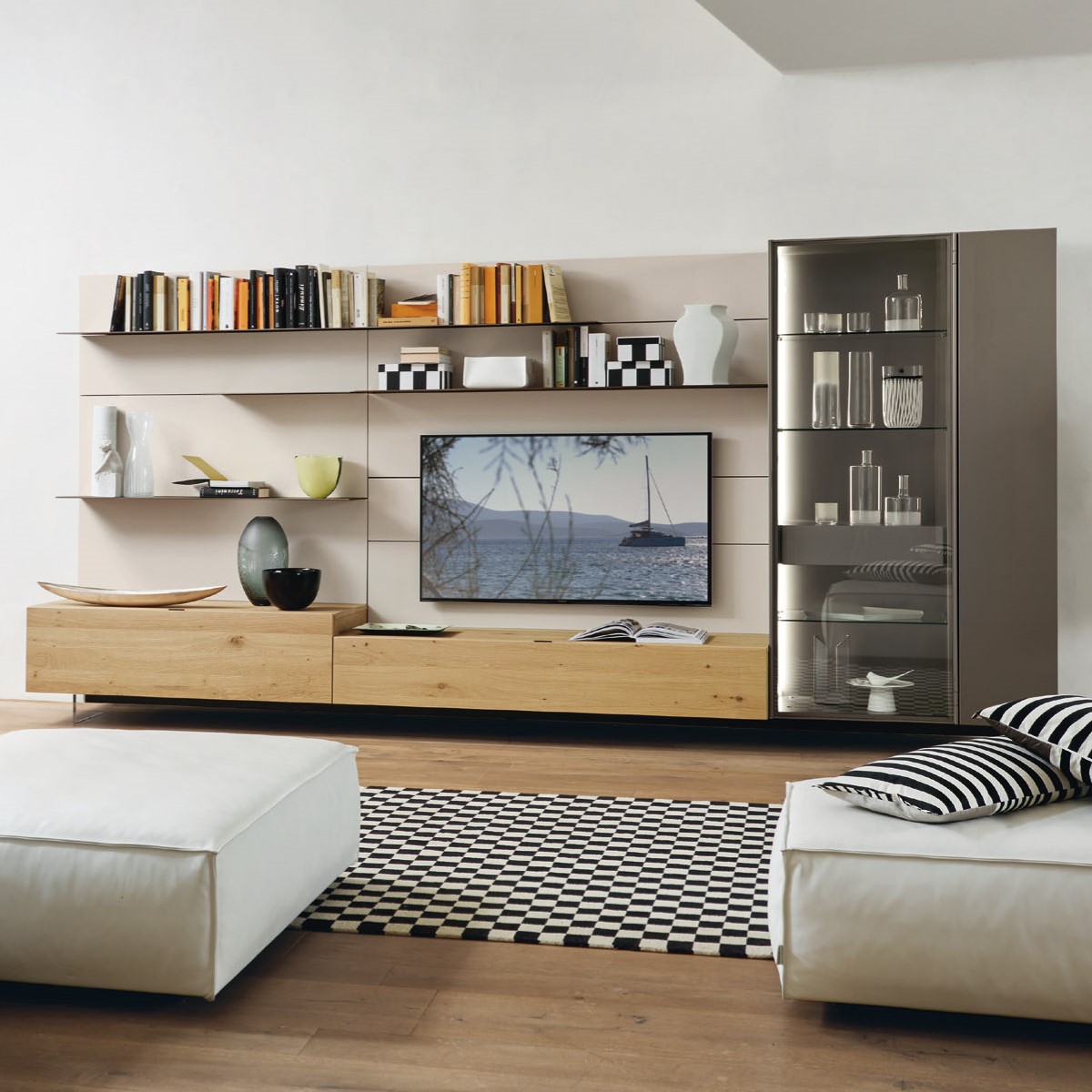 Стенка под ТВ Sangiacomo Lampo Scrigno | interior market