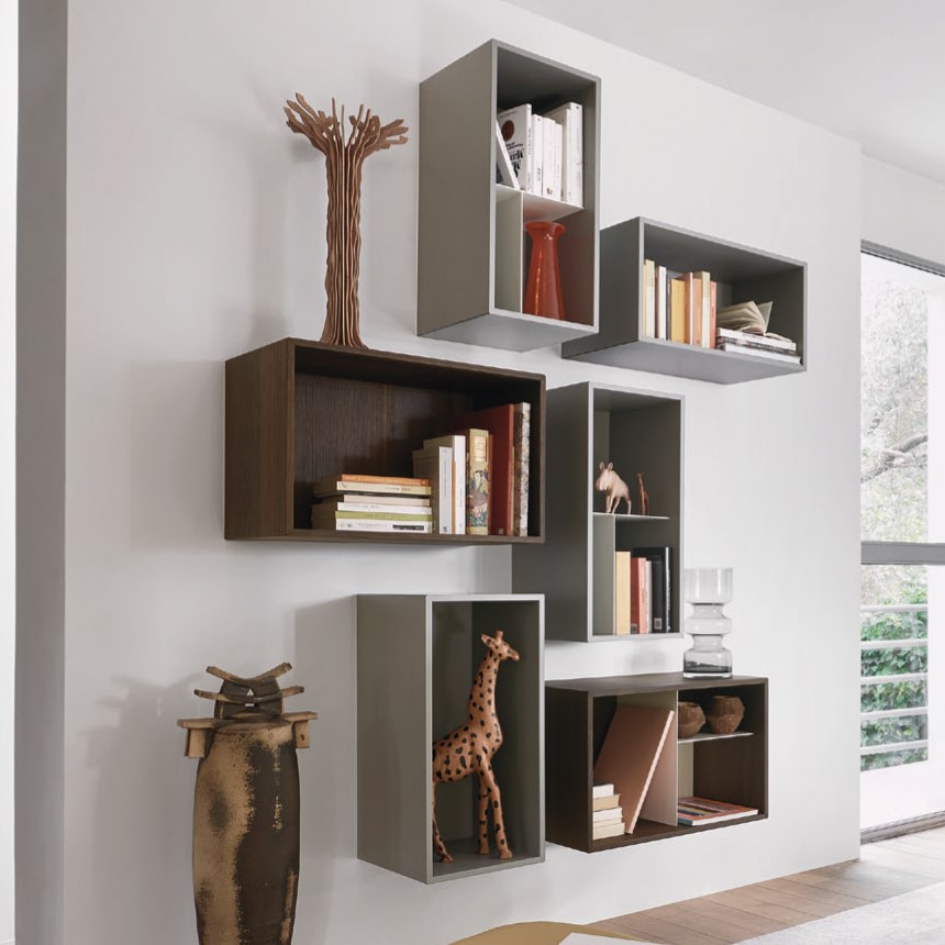 Настенный стеллаж Sangiacomo Lampo Open | interior market